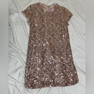 Forever 21 Girls Sparkly T-Shirt Dress, Size 11/12